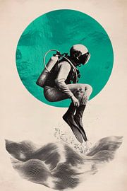 A leap into the unknown by Poster Art Shop