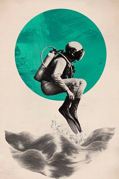 Een sprong in het onbekende van Poster Art Shop