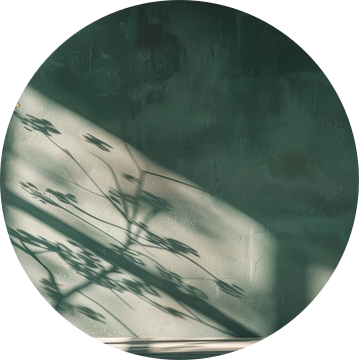 Jade Serenity Een Luxe Stilleven van Oosters Groen panorama van Digitale Schilderijen