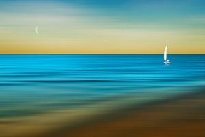 Sailing at sunset