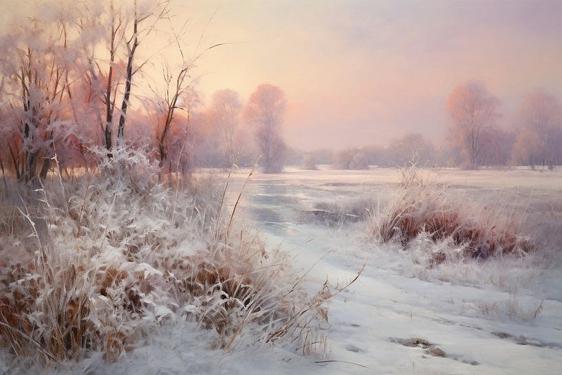 Winter Art 59987 by Eye catching paintings