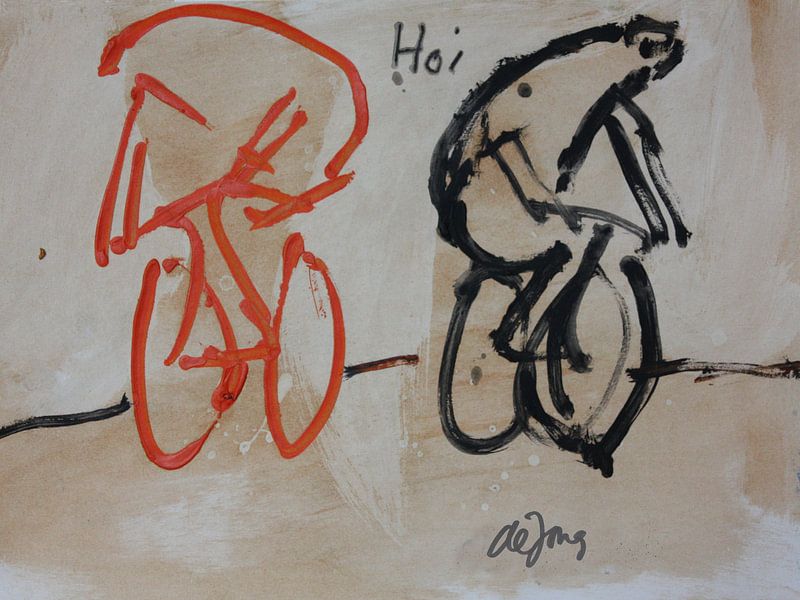 Hoi, (Hallo!)  by Leo de Jong