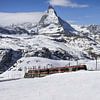 Gornergradbahn mit Matterhorn von FotoBob