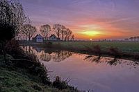 Sluisje bij zonsopkomst