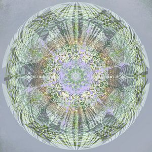  Kaleidoskop, grün und grau