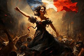 Marianne leads the people by Skyfall