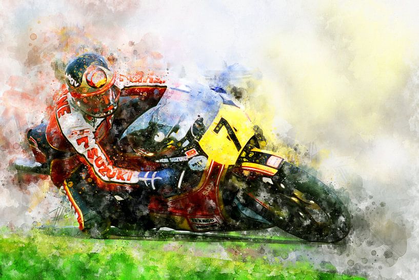 Barry Sheene No.7 par Theodor Decker