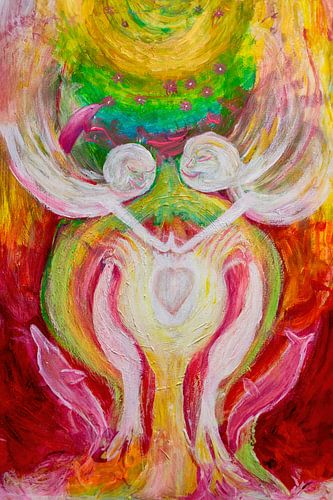 Abstract, schilderij- expressionisme