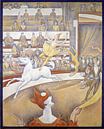 Der Zirkus, Georges Seurat von 1000 Schilderijen Miniaturansicht