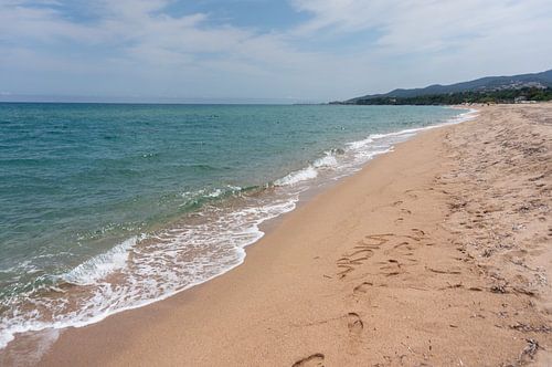 Sable Plage Ciel bleu Eau turquoise en Corse sur Animaflora PicsStock