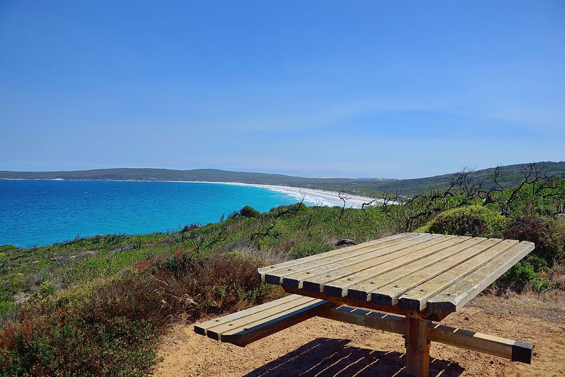 Picknicktafel op afstand van Frank's Awesome Travels