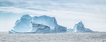 Les icebergs autour de la Géorgie du Sud sur Ron van der Stappen