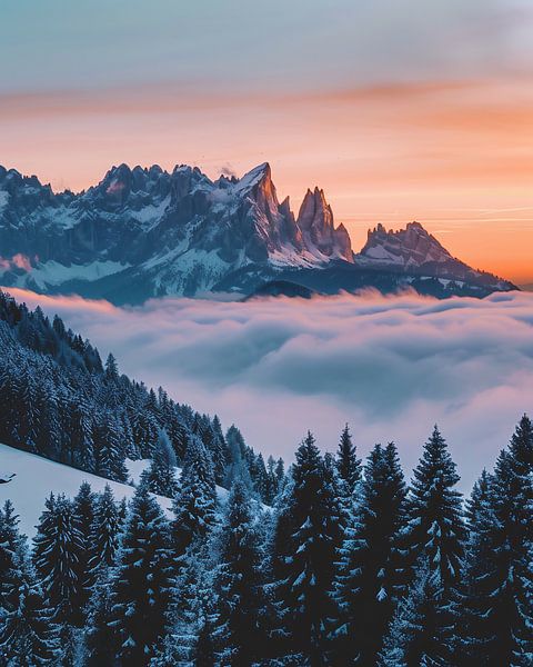 Herbst über Wolken von fernlichtsicht