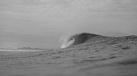 Small, hollow wave in the south of france