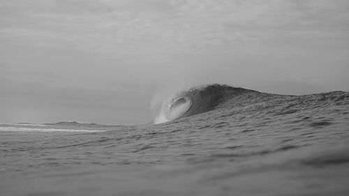 Small, hollow wave in the south of france by Erwin de Visser