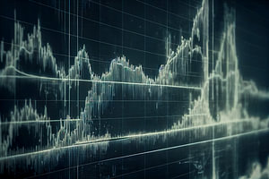 Grafiken und Diagramme Finanzkrise Illustration