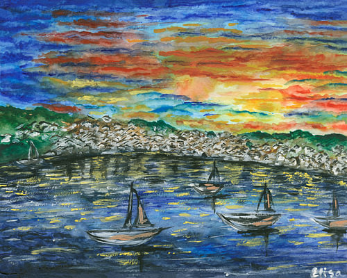 Cadaqués au bord de la mer