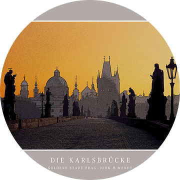De Karelsbrug in Praag | Poster van Dirk H. Wendt