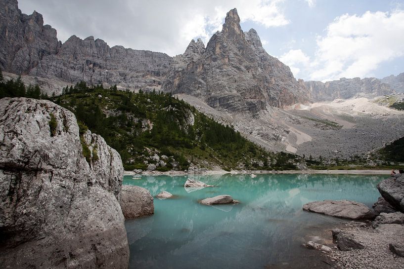 Dolomiten, Sorapis-See, Italien von Kees van Dun