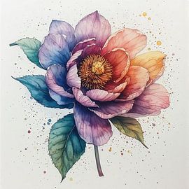 Rolling Highlands: A Symphony of Textured Peaks and Chromatic Valleys by Artistic