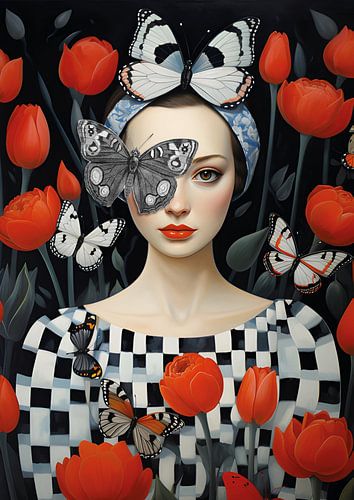 Night garden by Mirjam Duizendstra