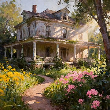 Amerikanisches Plantagenhaus 8 von Johannas Art Creations