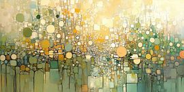 Lichtreflexe in Gold und Grün von Studio BB