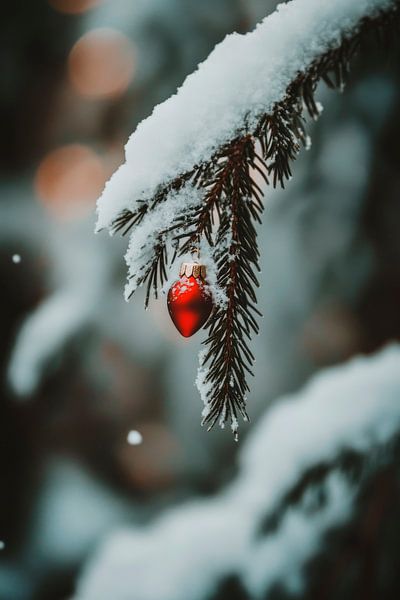 Christmas in the snow by Poster Art Shop