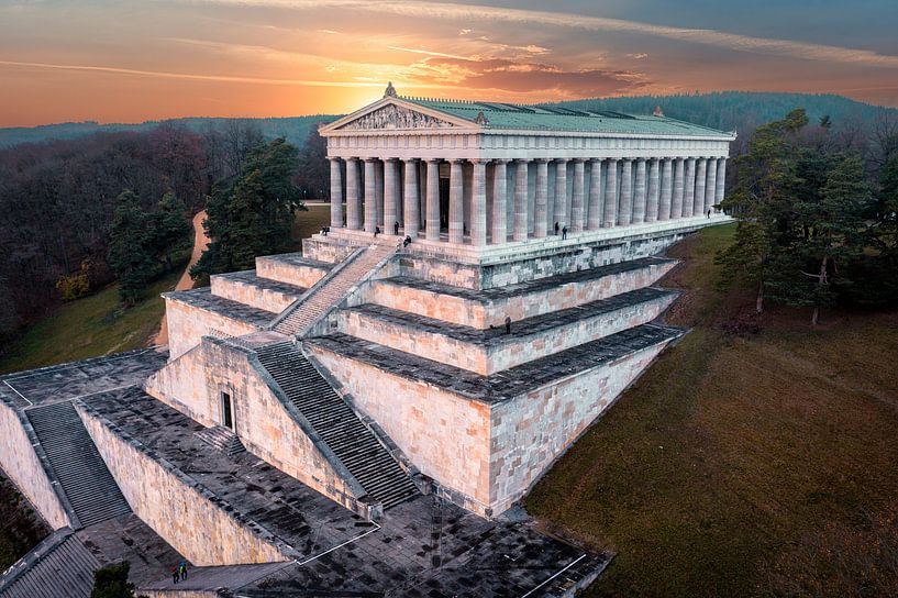 Walhalla Donaustauf bij Regensburg aan de Donau in Beieren Ger van Thilo Wagner