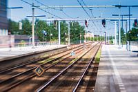 Spoor treinstation Almere Centrum