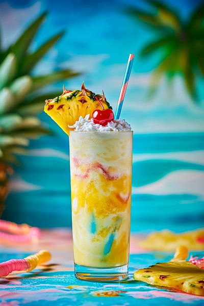 Tropischer Cocktail von Poster Art Shop