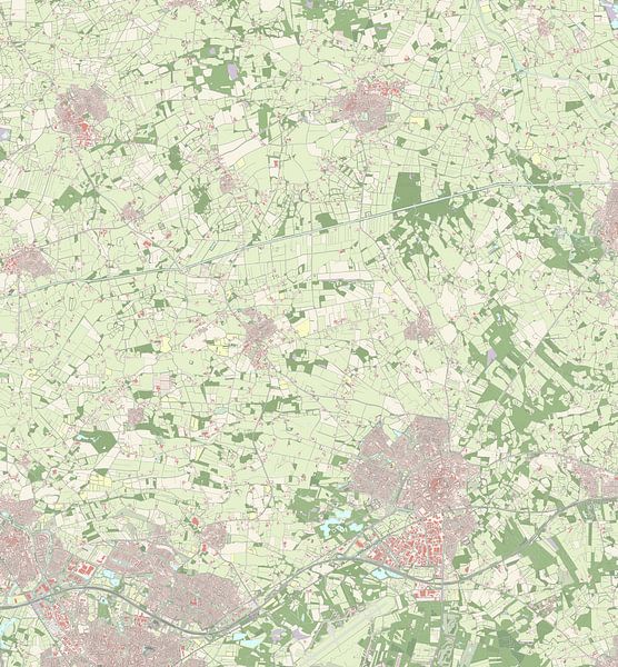 Map of Dinkelland by Rebel Ontwerp