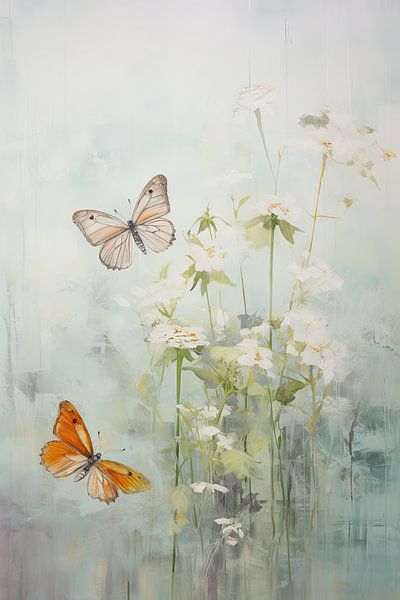 Flower painting by Wonderful Art