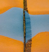 Minimalistischer Wellenbrecher Zeeland