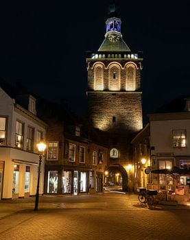 De binnenpoort in Culemborg met mooie kleuren.