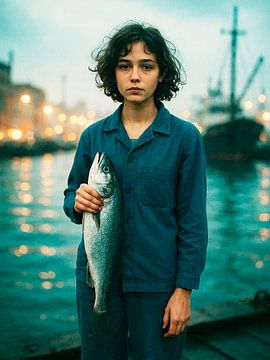 Fish in Hand 02 by Fernando Vieira