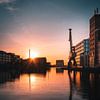 Sonnenaufgang im Stadthafen Münster von Steffen Peters