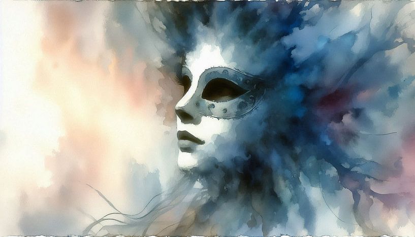 Venetiaans masker van Nicolette Vermeulen