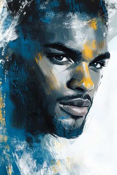 Visage du silence - Etoffe des rêves Âme artistique par Poster Art Shop