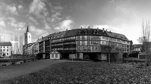 Historische Krämerbrücke in Erfurt von Frank Herrmann
