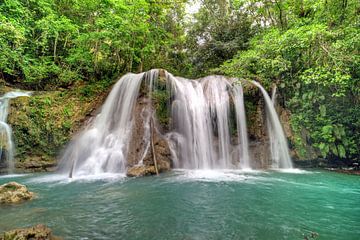 Ojo de Agua Waterval - Dominicaanse Republiek van Roith Fotografie