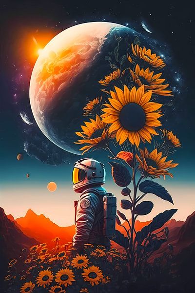 Space astronaut by haroulita