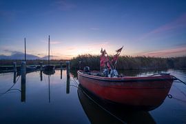 Fishing boat in Althagen harbour (Darß) by Leinemeister