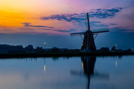 Le moulin « Vrouwgeest » à Alphen aan den Rijn sur Anita Abbink