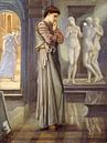 Edward Burne-Jones - Pygmalion and the Image - The Heart Desires by 1000 Schilderijen thumbnail