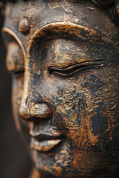 Portrait de bouddha zen par Poster Art Shop