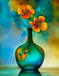 Vase with flowers by ellenilli .