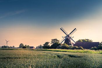 Traditionelle Windmühle in Ostfriesland, Seriemer Mühle