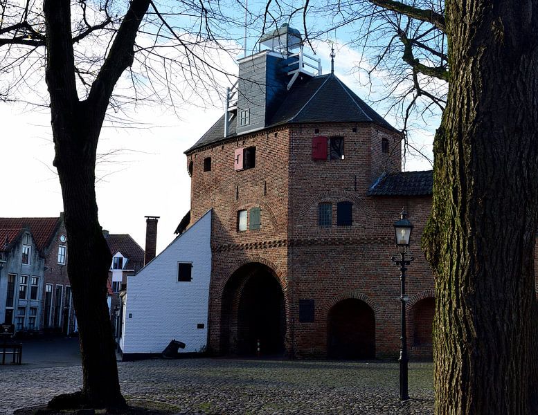 Foto van de Vischpoort van Harderwijk van Gerard de Zwaan