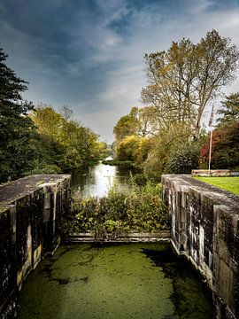Oude sluis Eiderkanaal van Dirk Rüter